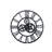 Astrid Glam 31"Dia Round Wall Clock with Roman Numerals Dial in Mirrored
