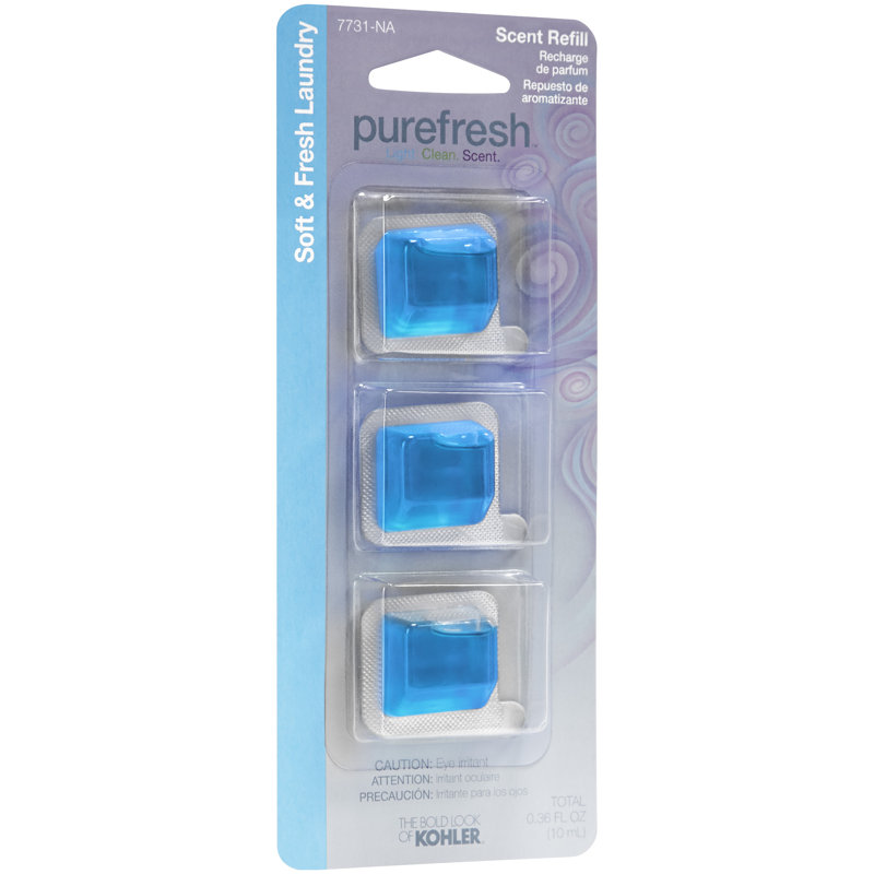Purefresh Refill Scent Packs for Purefresh Toilet Seat, Soft & Fresh Laundry