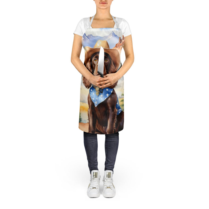 No Pattern Bib Apron