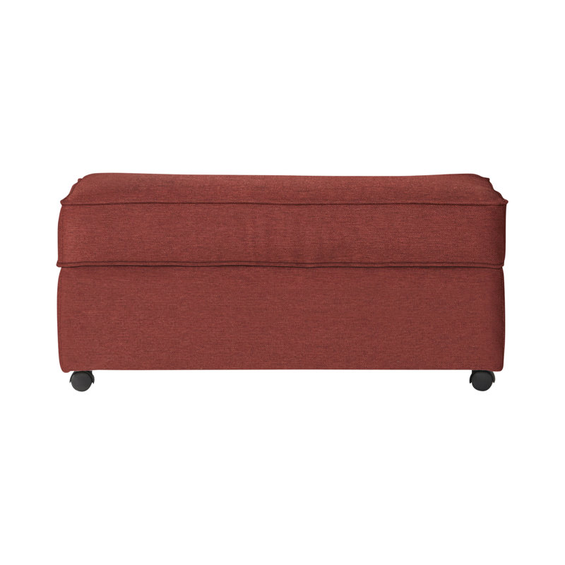Repose-pieds standard rectangulaire avec rangement Ilmo, Grande piment