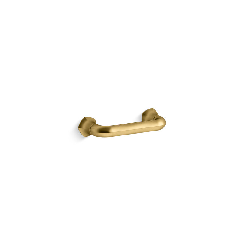 Occasion 3 In. Cabinet Pull, Vibrant Brushed Moderne Brass
