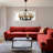 8 - Light Dimmable Drum Chandelier