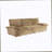 94.5"  King Size   Pull Out Sofa Bed,3-In-1 Convertible Sleeper Sofa,Multi-Functional Corduroy  Bed,Camel-618539241
