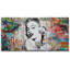 Peinture en aérosol Marilyn Monroe Graffiti et art urbain, art moderne coloré, portrait urbain, 3 pièces-92414496-92414492