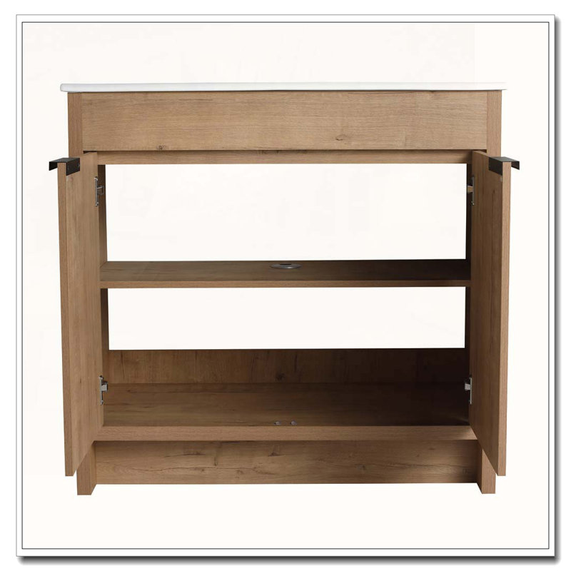 Freestanding Bathroom Vanity With Soft Close Cabinet Doors Without Sink