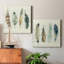 Shiplap Feathers I - Ensemble de 2 reproductions sur toiles tendues-1976533035