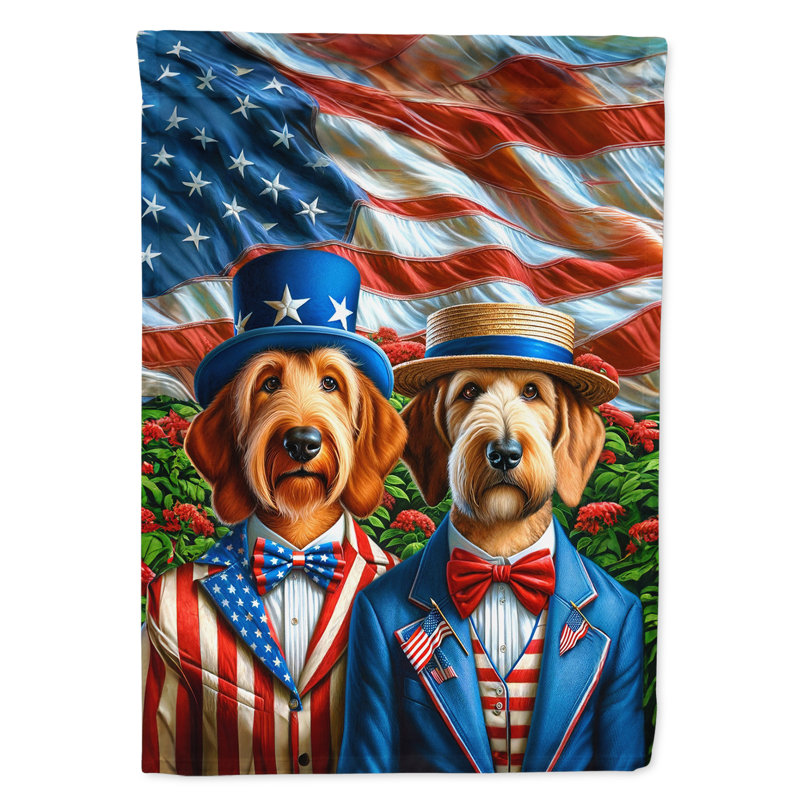 Drapeau «All American House», Loutre à rayures rouges