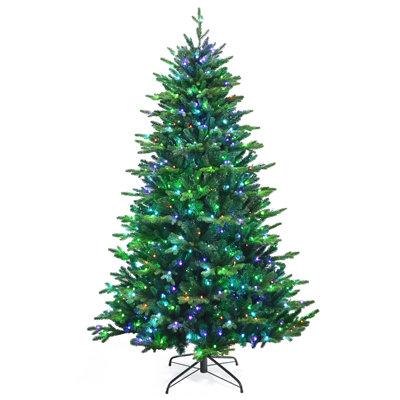 Lighted Pine Christmas Tree