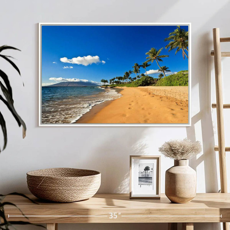 Vail Wailea, Cadre flottant blanc, 25 po x 17 po