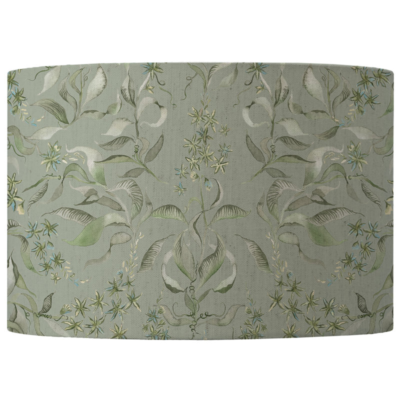 Round Lamp Shade, Dark Green, 25cm H x 40cm W x 40cm D