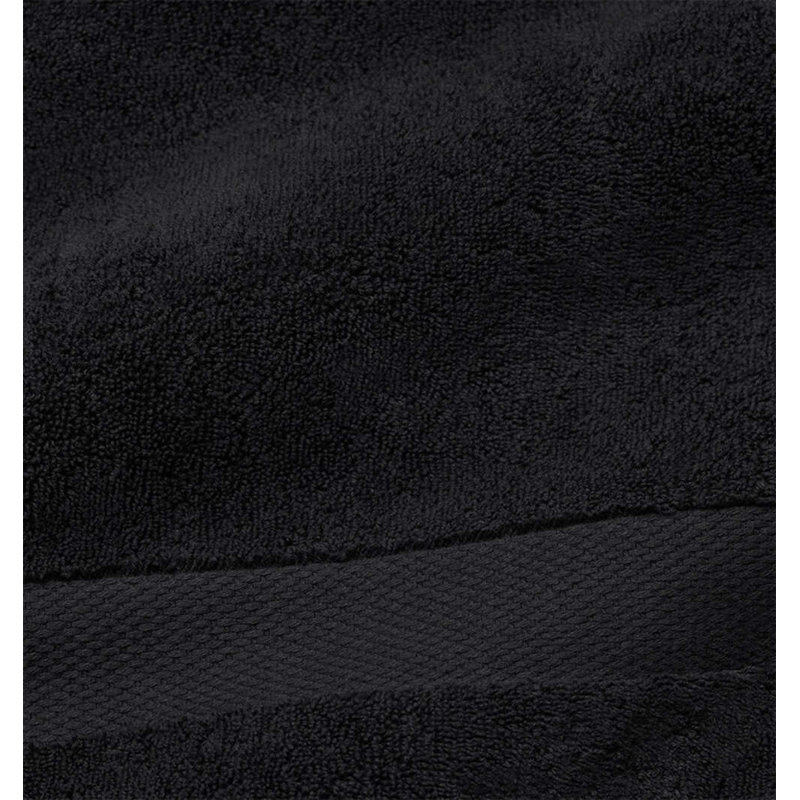 Bello Waffle Bath Towel, Black