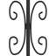 Ciclali Black Metal Fence Panels-1260603812