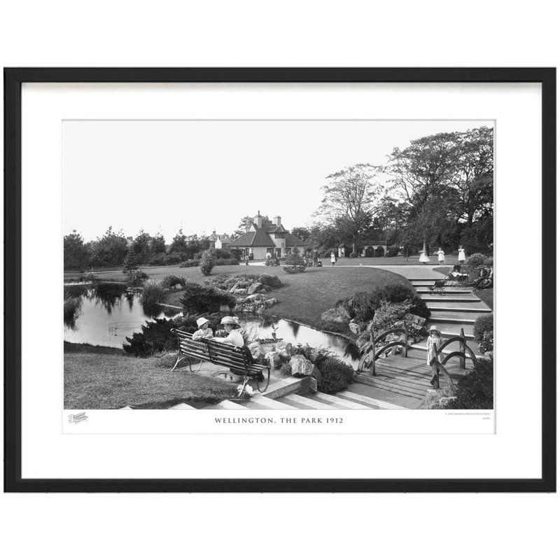 Wellington, The Park 1912 - Single Picture Frame Print, 28cm H x 36cm W x 2.3cm D