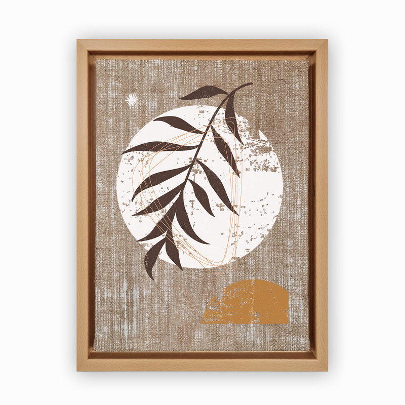 Peinture décorative sur toile, H 26 po x l 18,1 po, Bois