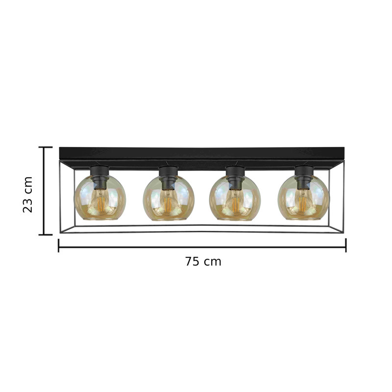 Aghilas Glass Flush Mount