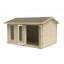 Chiltern 13 x 11 Ft. Tongue & Groove Log Cabin-1767564308
