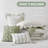 Darcy Sage Green Botanical Print 5-Piece Queen Comforter Set-124242143-124242144