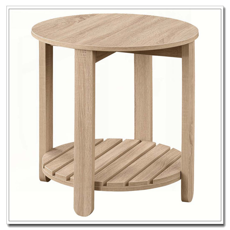 Table de bout en bois d'ingénierie Altos