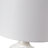 20in White Ceramic Table Lamp with Drum Shade