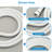 Wall Mount Shower System, 10" Rainfall Shower Head With Slider Bar Handheld Spray And Soap Dish-110602287