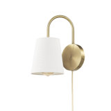 Ralleigh Iron Plug-in Armed Sconce