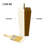 Base Unfinished Furniture Leg, Pack of 4-88710930
