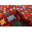 Tapis tribal en laine noué à la main de conception unique 2 pi 10 po x 9 pi 10 po