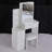 Roy Left Vanity Table with Padded Stool-257848996