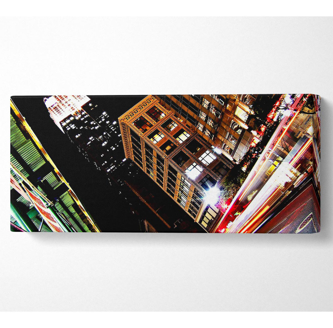 New York City 5Th Avenue Empire State Ansicht Panoramaleinwand