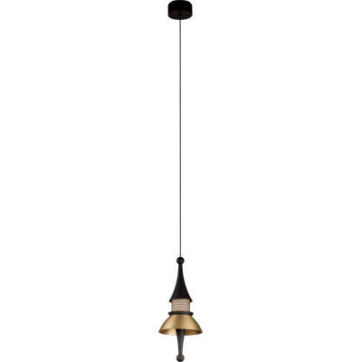Luminaire suspendu conique à 1 lumière Marielouise