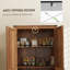 Armoire de cuisine, armoire avec tablettes réglables