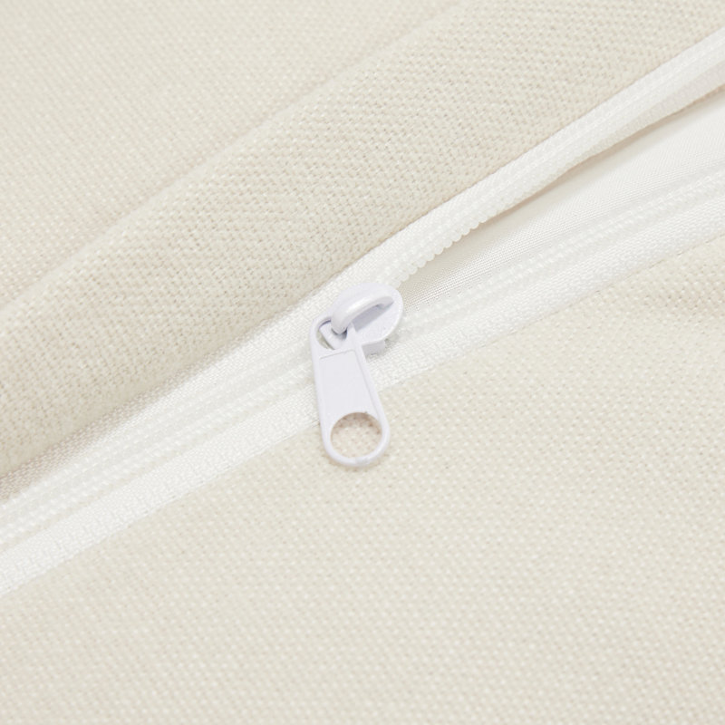 2 sièges de couleur crème avec housse de coussin en chenille détachable