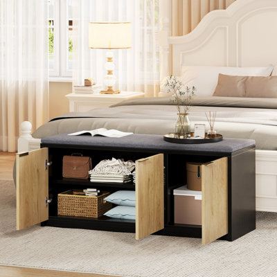 Banc de rangement pour chaussures Vividwood