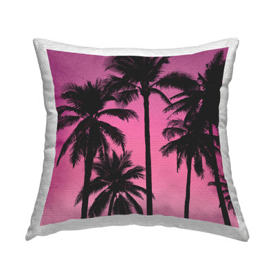 Floral Indoor/Outdoor Throw Pillow