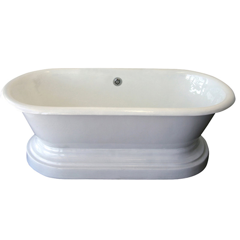 Baignoire de trempage sur piédestal 61 "x 31" Columbus