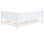 Lit de jour double en blanc - Élégant style Mid-Century moderne avec structure en bois et base solide de conception classique-519249091-519249090