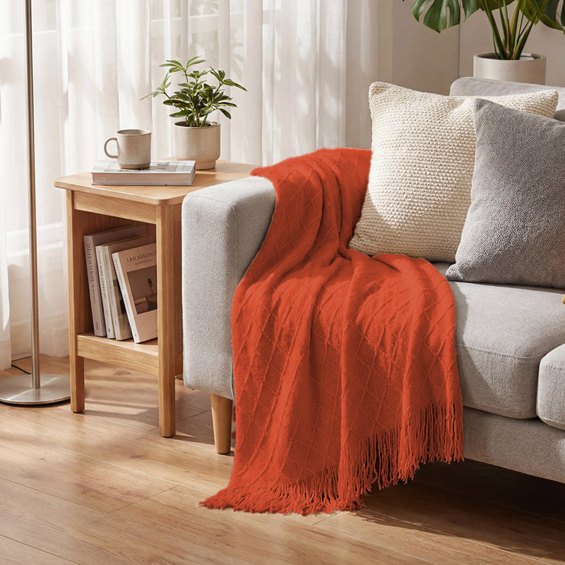 Throw Blanket, Red