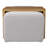 Modern Rectangular Fabric Upholstered Bench for Bedroom Seating - Aesthetic Accent Bench with Wood Side for Dining Room Styling