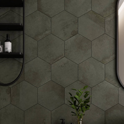 Arcadien 9 po x 10 po Carrelage imitation pierre Hexagon