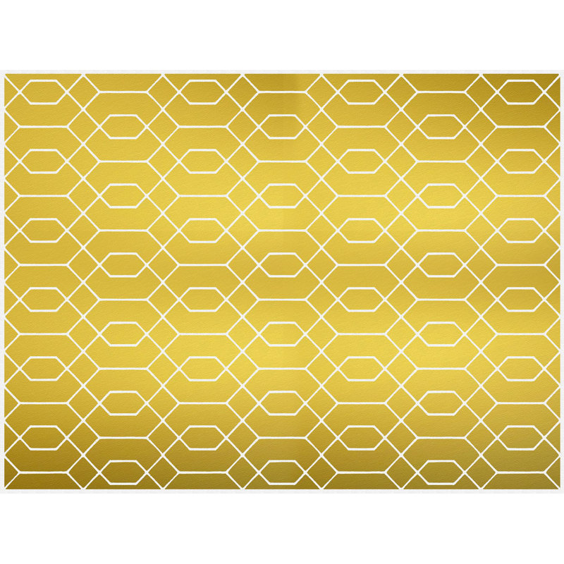 Rosalyn Geometric Kitchen Mat, Runner 80 x 300 cm