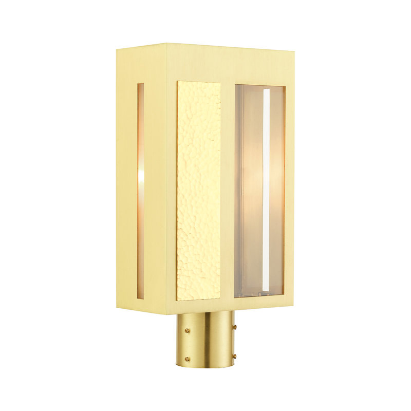 Gandhi Transparent Lantern Head, Satin Brass