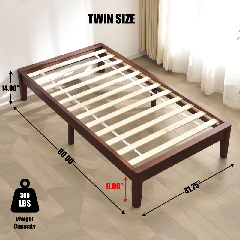 Niven Bed, Twin, Mahogany
