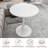 Marble-Top Round Side Table With Tapered Pedestal Base (Table Only)-604022276-604022278