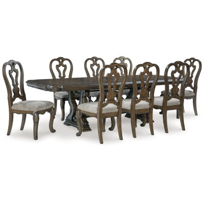 Table de salle à manger Maylee et 8 chaises