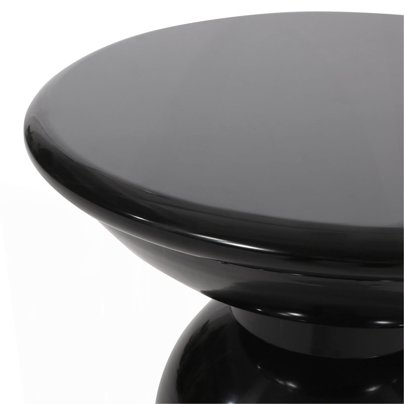 Ensemble de 2 tables d'appoint en fer Serenita, Noir