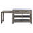 KITCHEN ISLAND W/PULL OUT TABLE