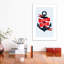 Nautical Anchor - impression d'art graphique-52838504-52838505-52838506