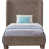Brown Linen Textured Fabric