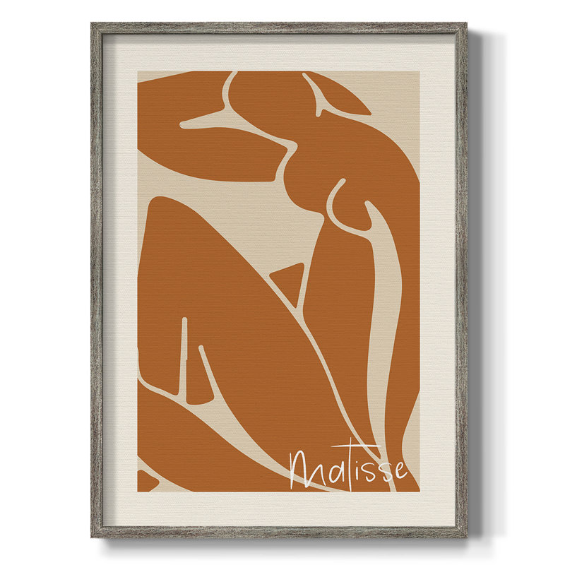 Matisse CECII, reproduction d'art encadrée - bois massif, H 30 po x l 24 po