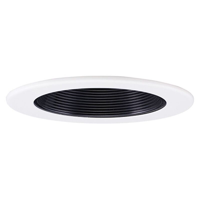 Bordure basse 4 po, Noir / Blanc
